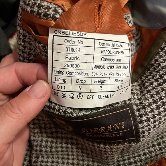 Sorrani Blazer blazer in excnt condition. tagged at 48R EU = 38R US UK - Picture 3 of 5